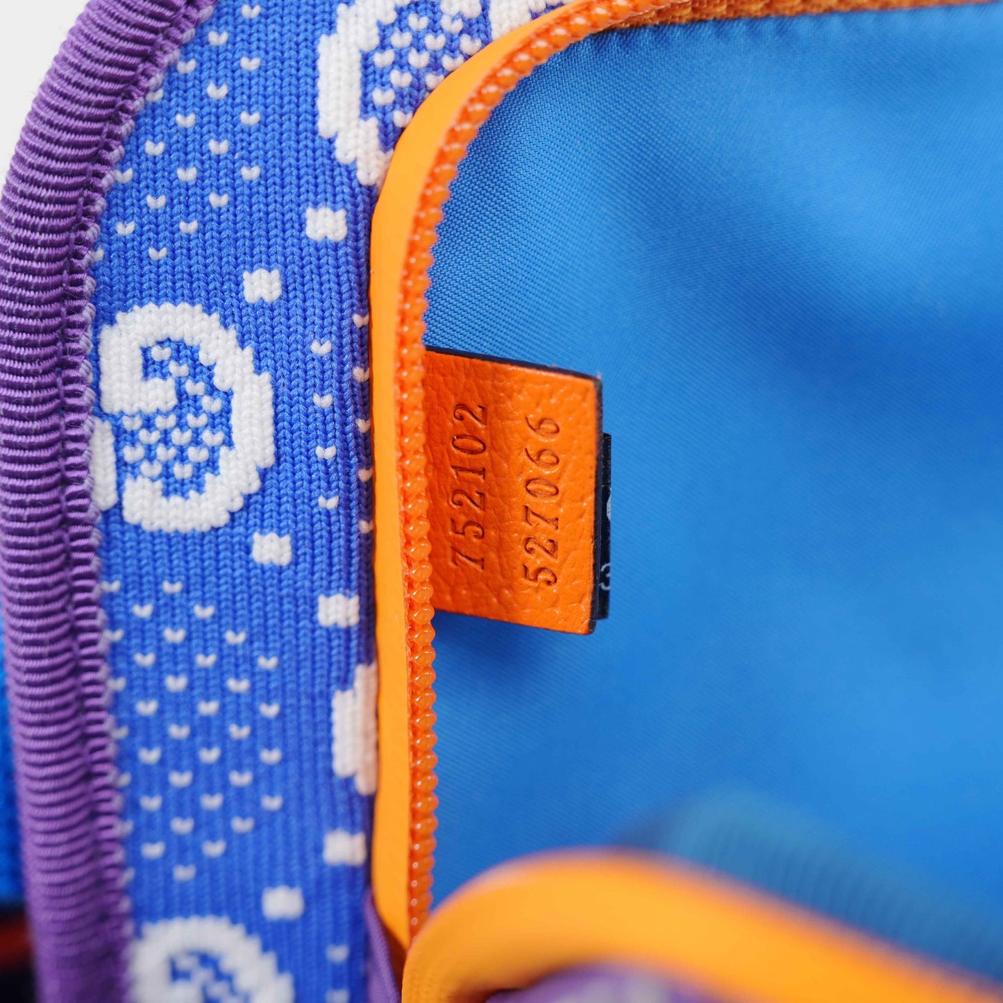 Gucci GG Multicolor Geometric Rubber Belt Bag – Purple/Orange/Blue