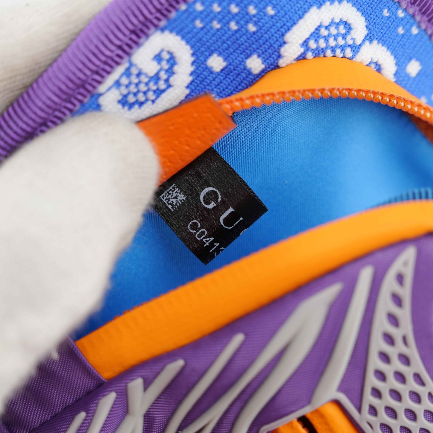 Gucci GG Multicolor Geometric Rubber Belt Bag – Purple/Orange/Blue