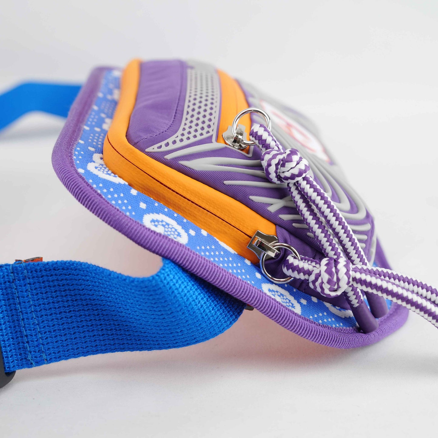 Gucci GG Multicolor Geometric Rubber Belt Bag – Purple/Orange/Blue