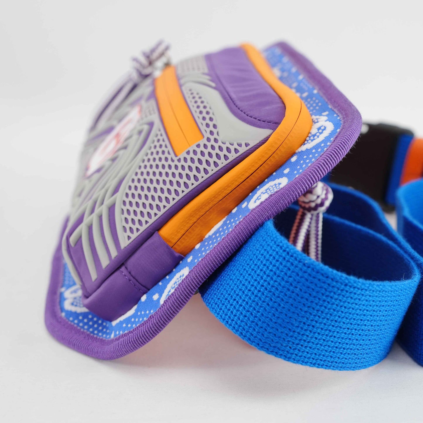 Gucci GG Multicolor Geometric Rubber Belt Bag – Purple/Orange/Blue