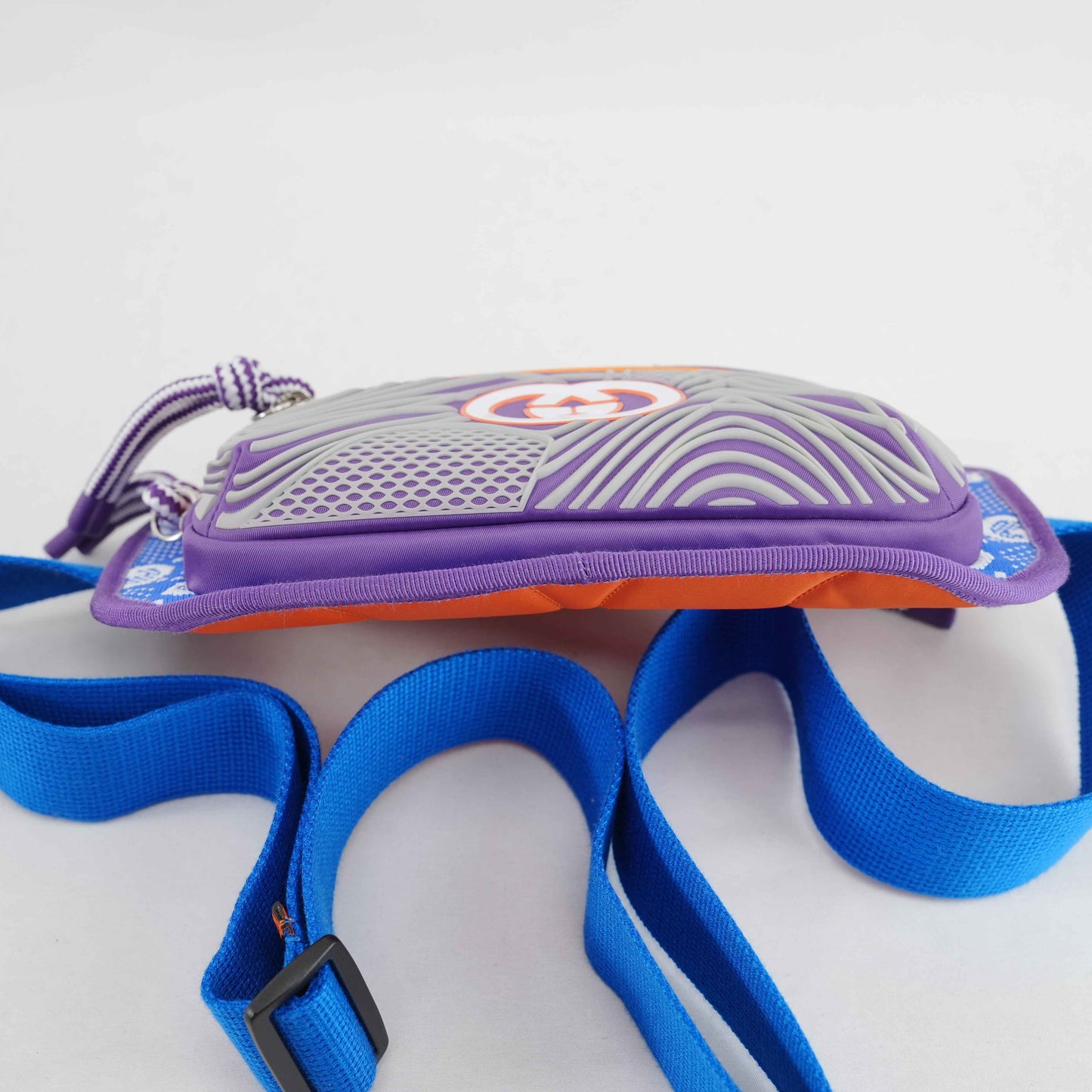 Gucci GG Multicolor Geometric Rubber Belt Bag – Purple/Orange/Blue