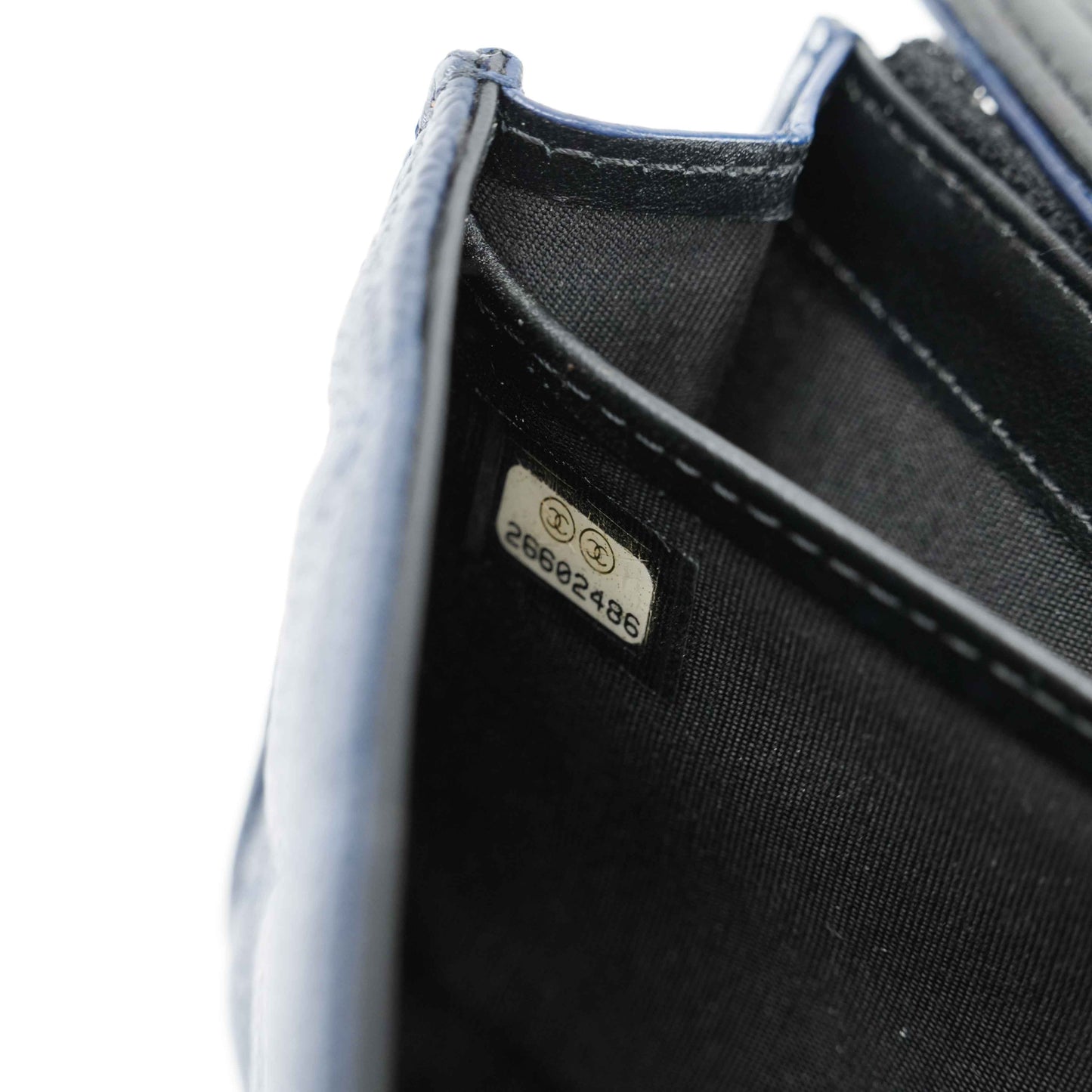 Chanel Timeless CC Long Wallet in Navy Blue Caviar Leather