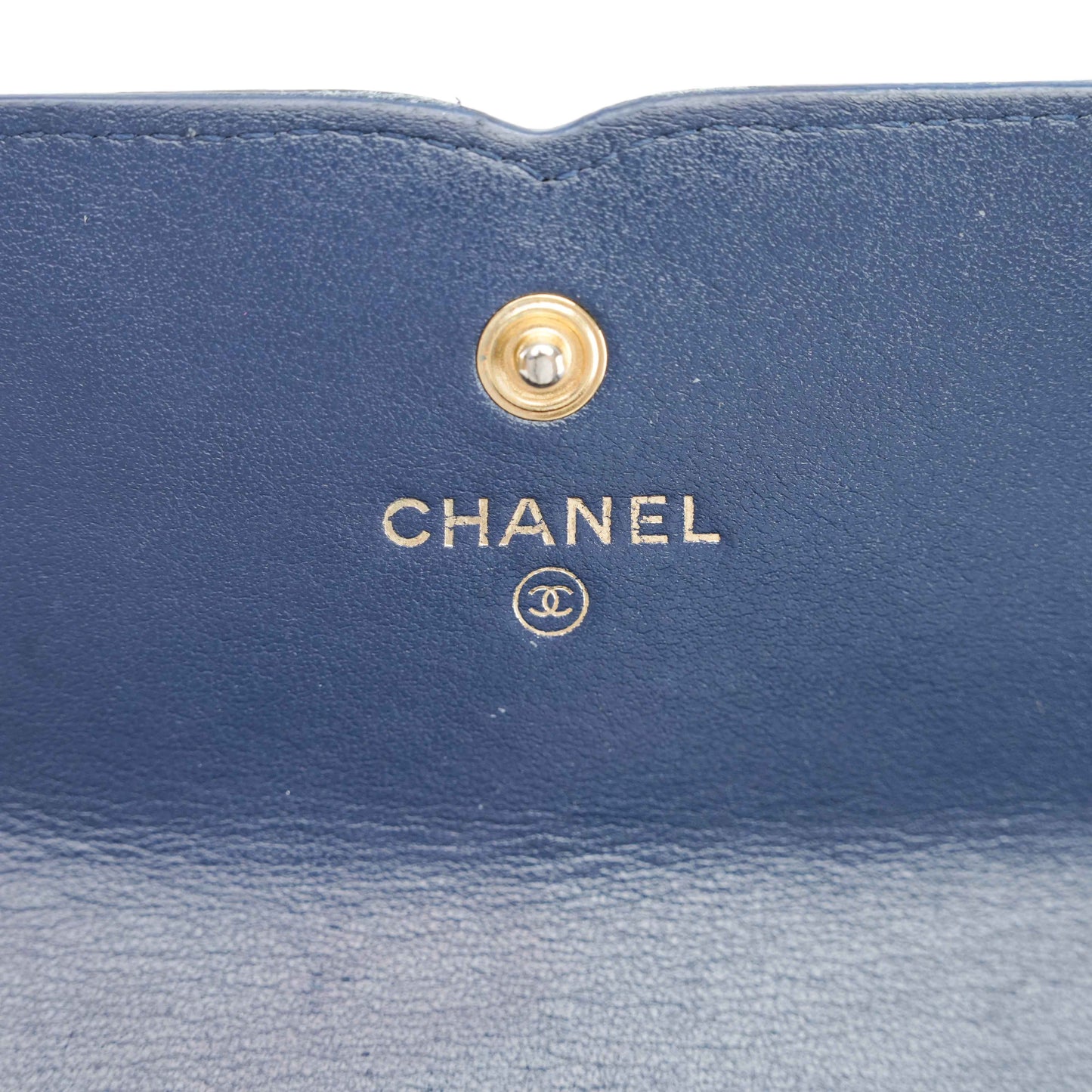 Chanel Timeless CC Long Wallet in Navy Blue Caviar Leather