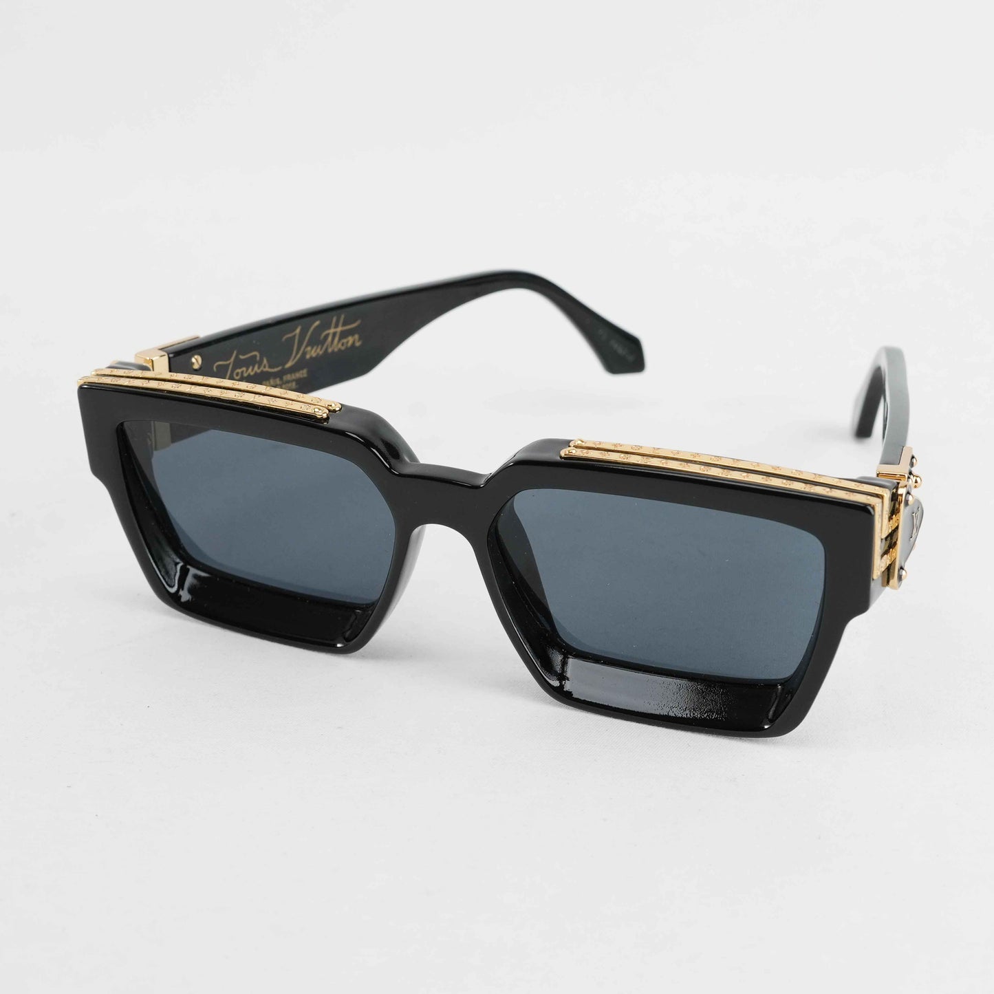 Authentic Louis Vuitton Millionaire Sunglasses – Black & Gold