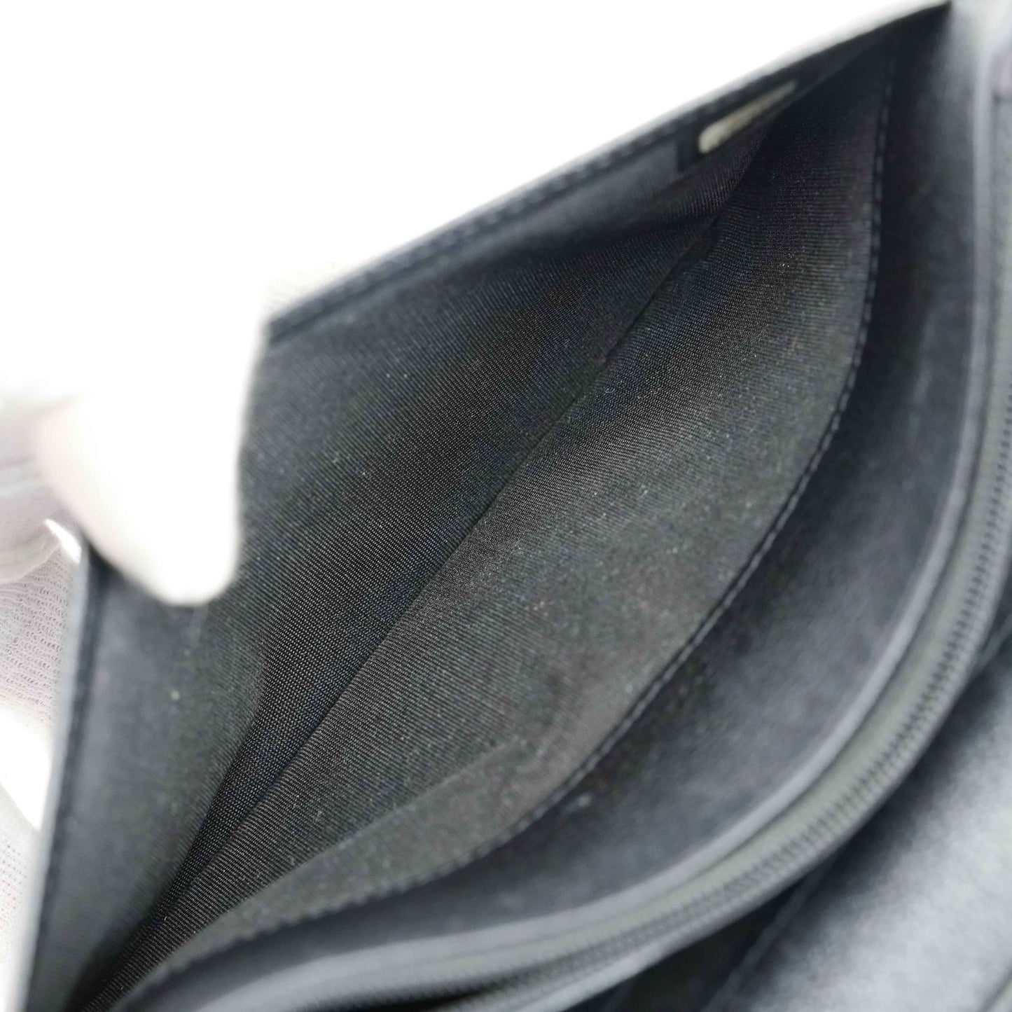 Chanel Camellia Motif Wallet on Chain Black Lambskin Leather Crossbody Bag