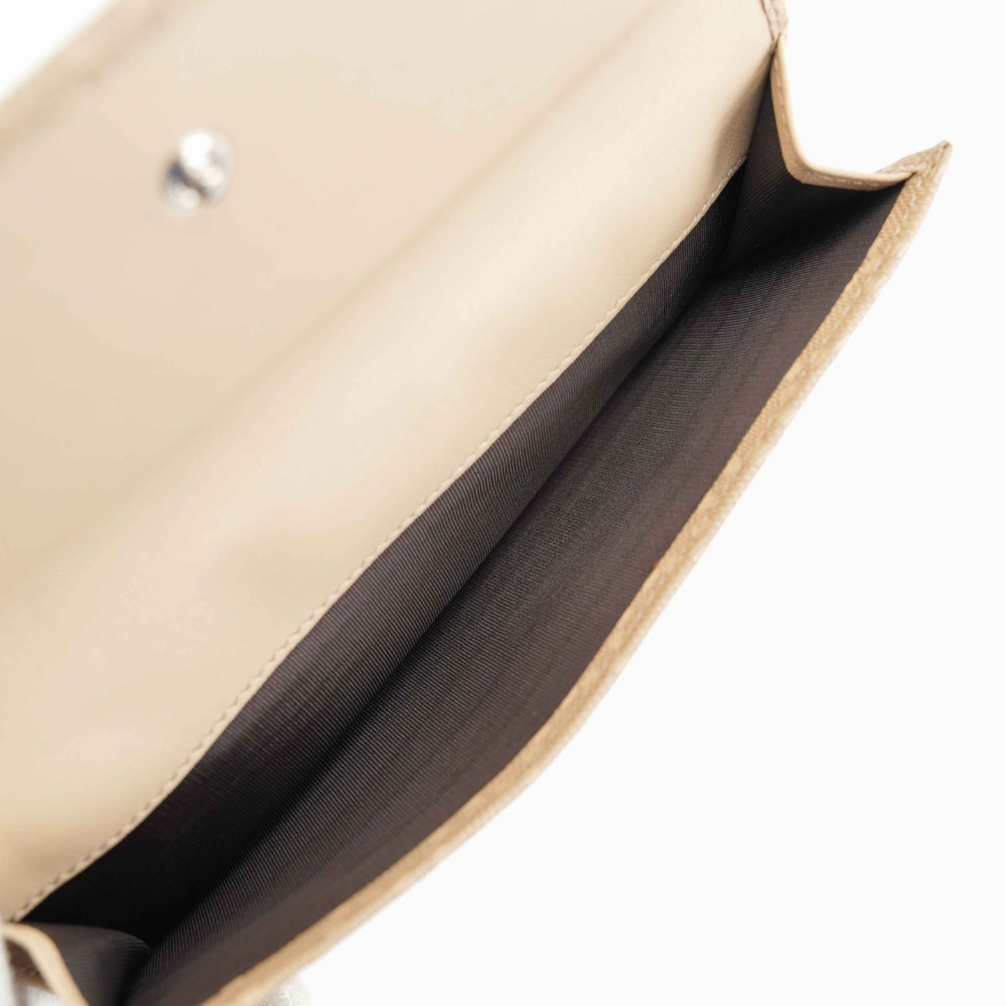 Gucci Beige Jacquard Canvas Trifold Wallet with Studded GG Logo – Model 231843