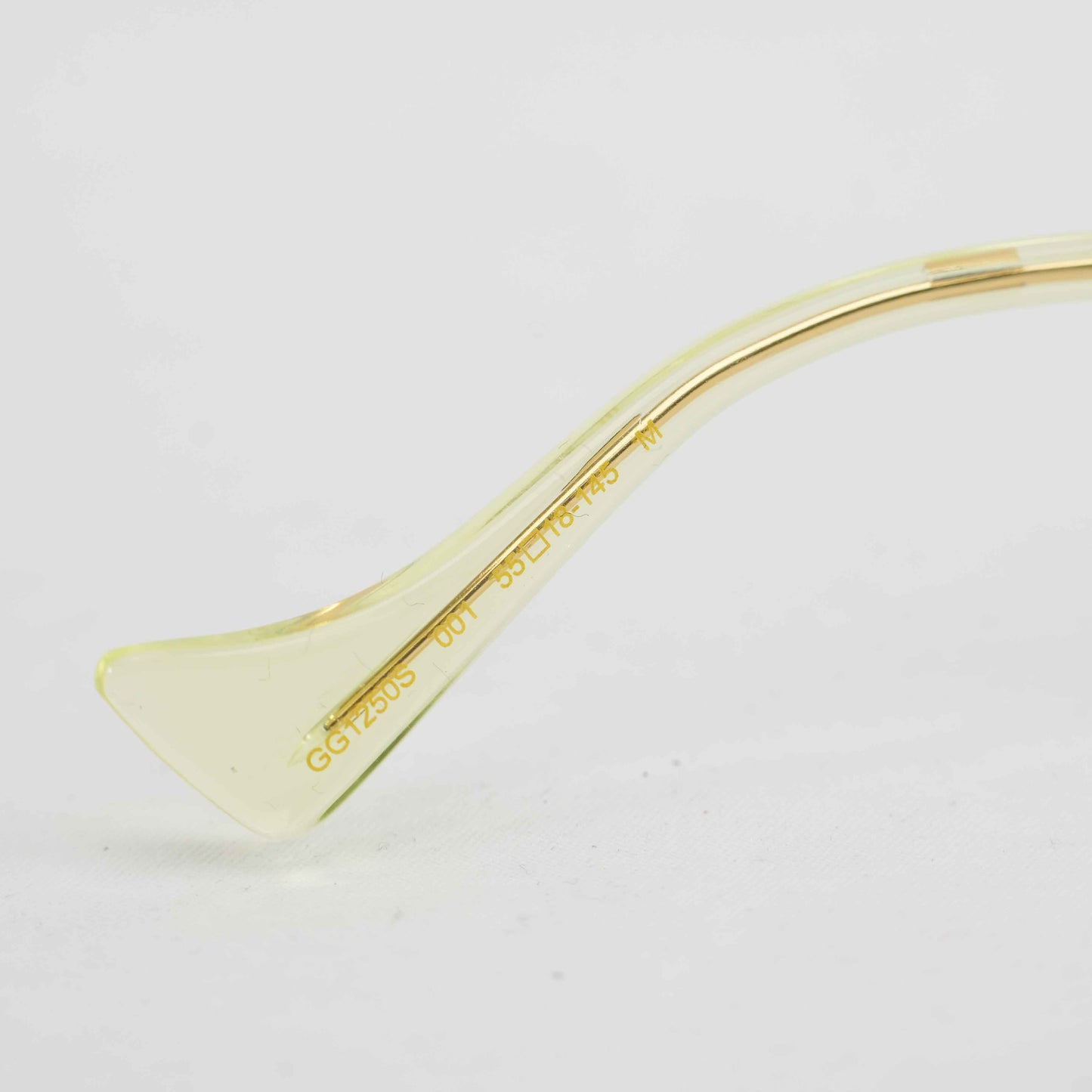 Authentic Gucci GG1250S 001 Gold Metal Aviator Eyeglasses