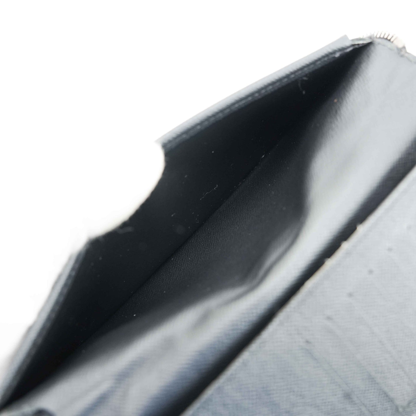 Authentic Louis Vuitton - Zippy Long Wallet in Graphite Grey Taiga Leather