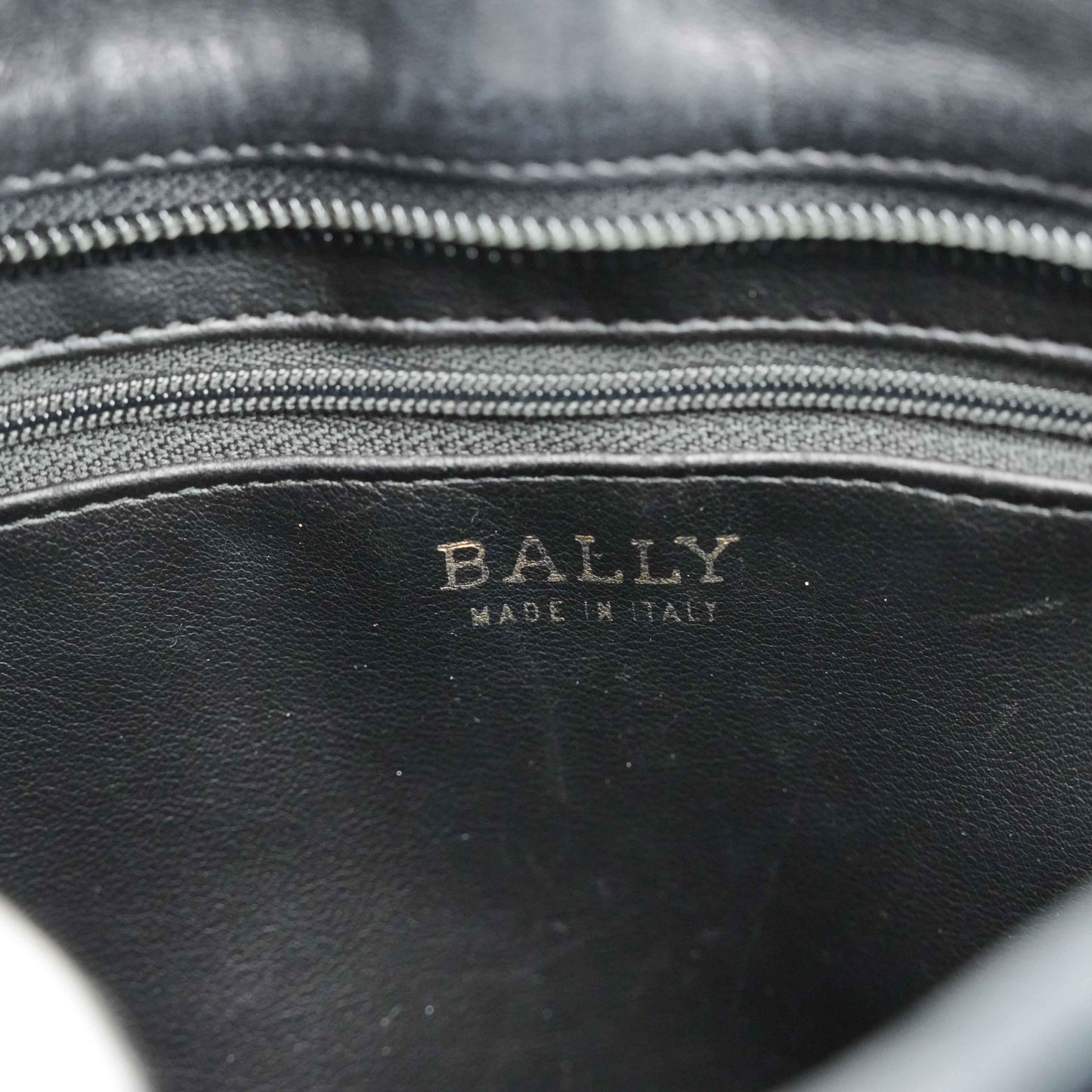Authentic Bally Quilted Leather Tote Bag with Tassel