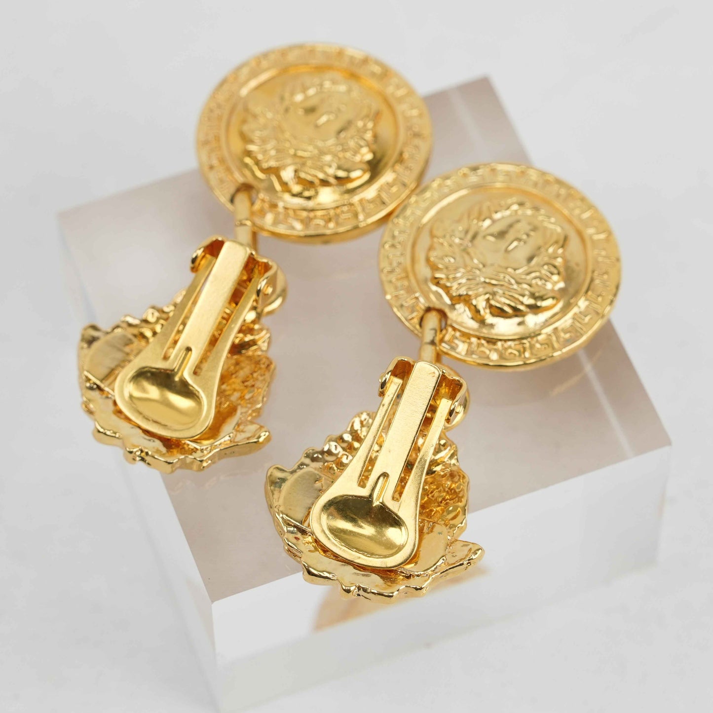 Gianni Versace Vintage Medusa Clip-On Earrings