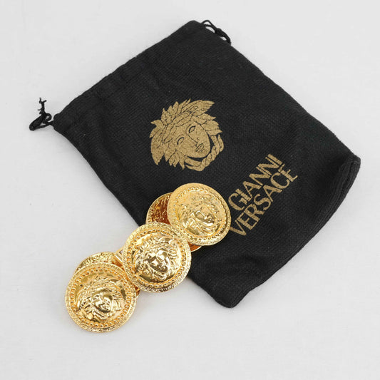 Gianni Versace Vintage Medusa Gold-Tone Bracelet