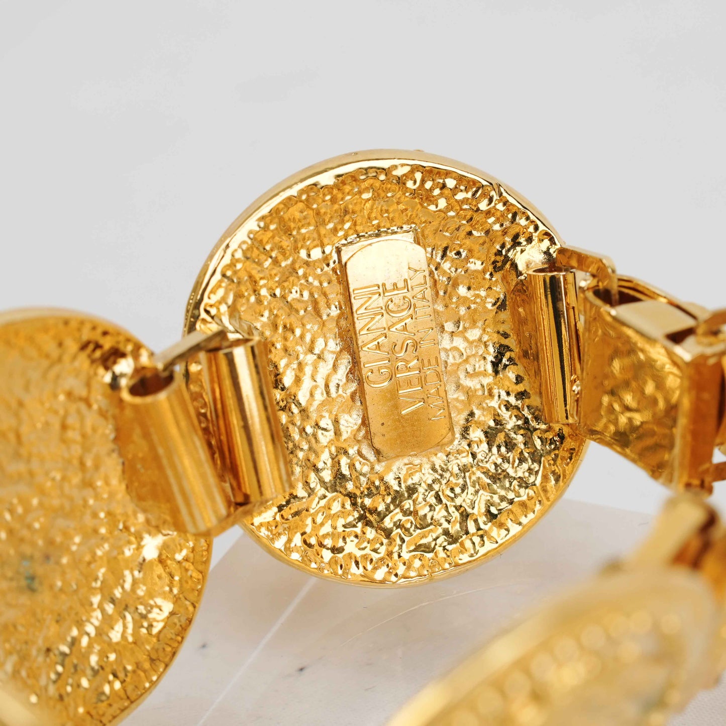 Gianni Versace Vintage Medusa Gold-Tone Bracelet