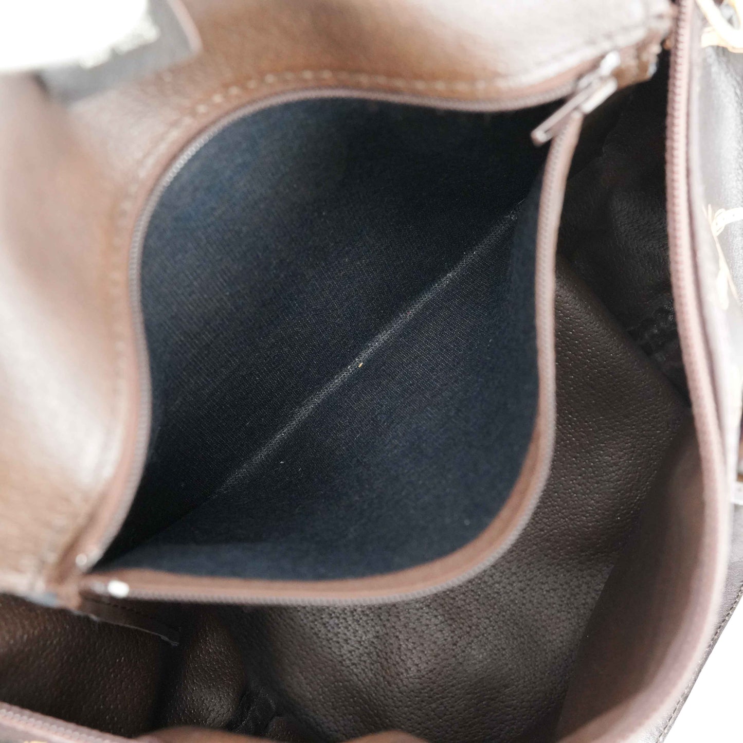 Authentic Longchamp Vintage Monogram Leather Boston Bag