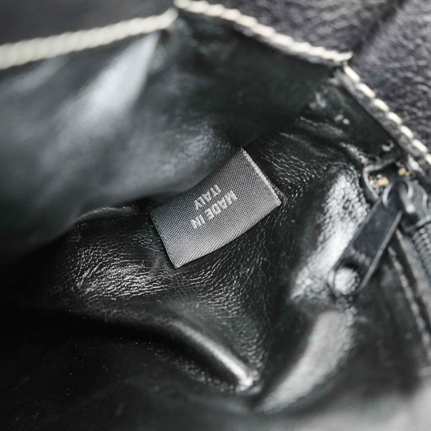 Authentic Bally Two-Tone Leather Crossbody Bag