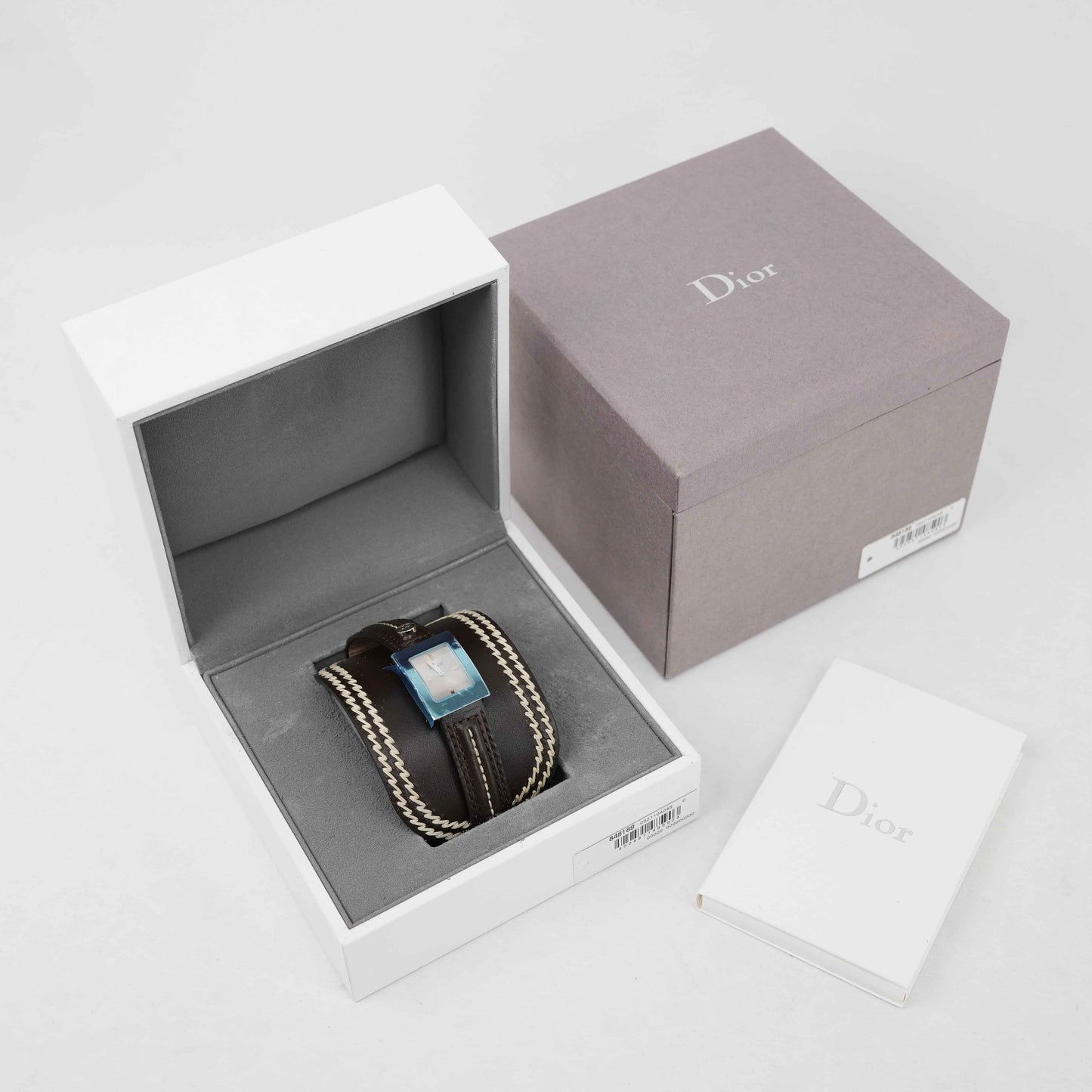 Authentic Christian Dior – Women’s Wristwatch – Leather Cuff Style