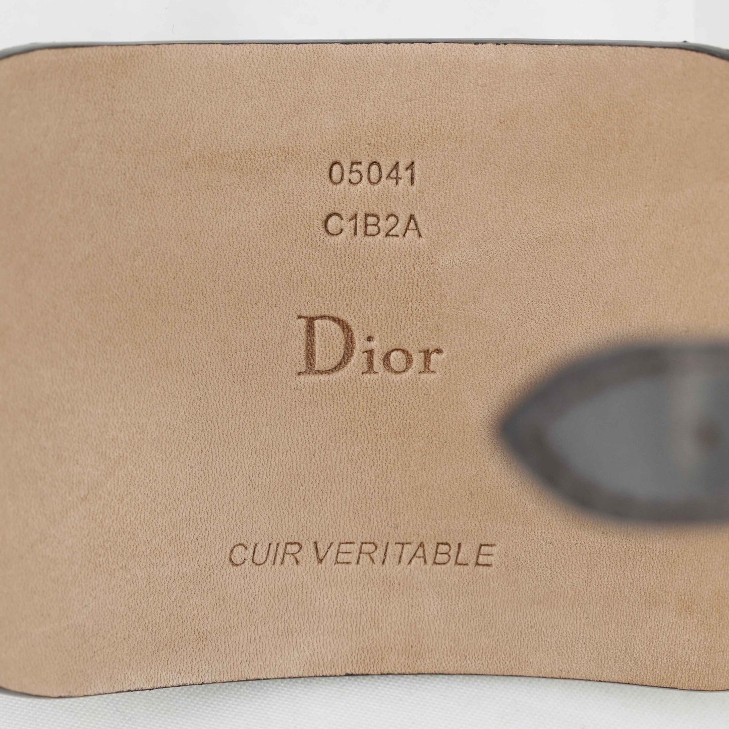 Authentic Christian Dior – Women’s Wristwatch – Leather Cuff Style