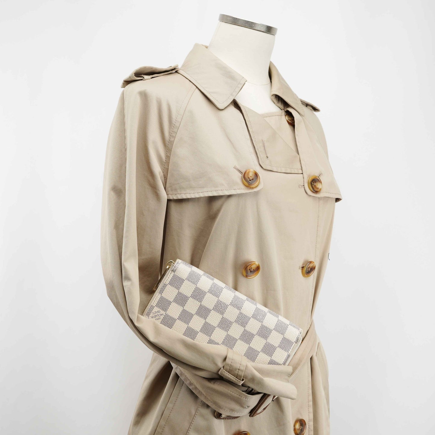 Louis Vuitton Zippy Wallet Damier Azur Canvas – Made in France