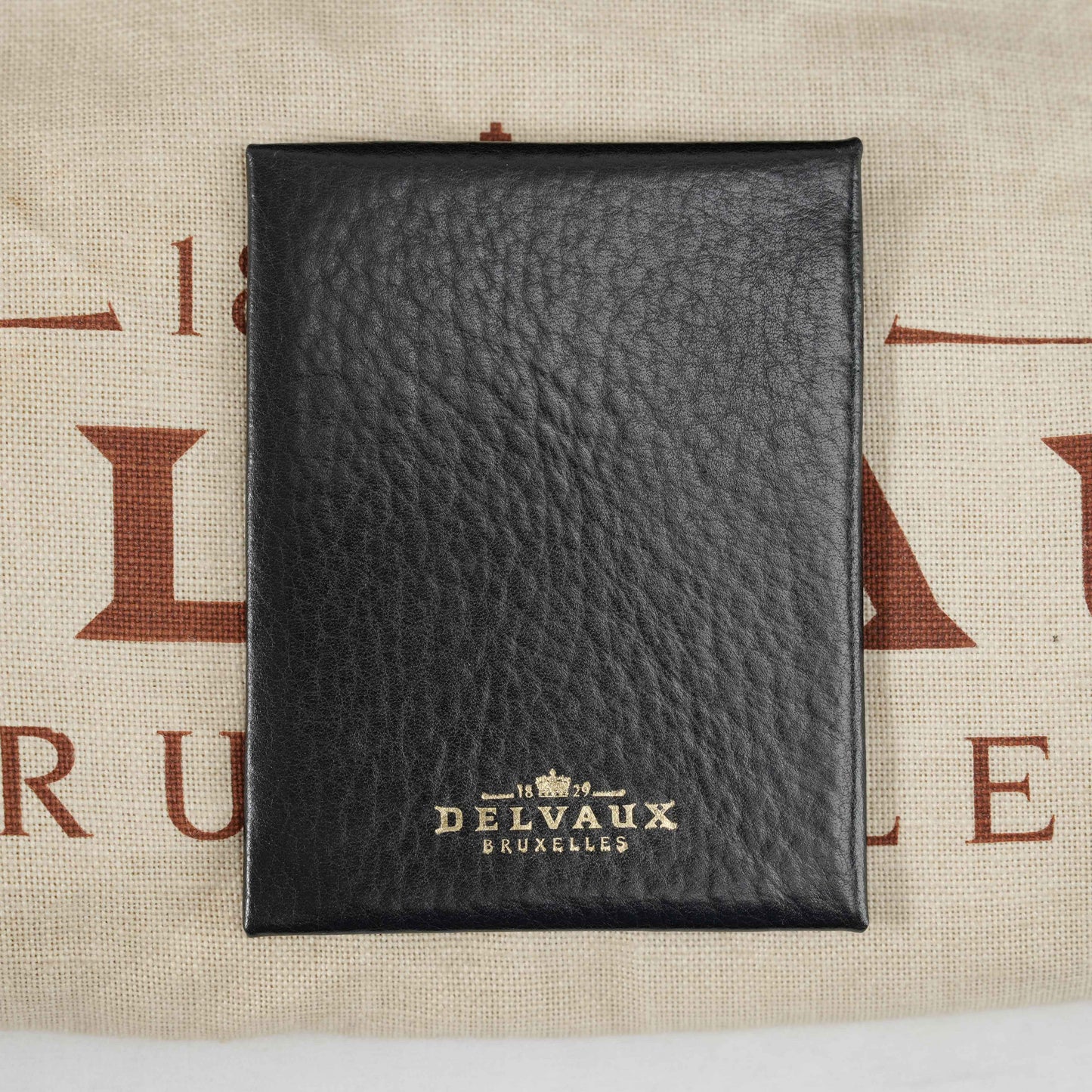 Delvaux Le Sac Seau Drawstring Bucket Bag in Black Taurillon Leather