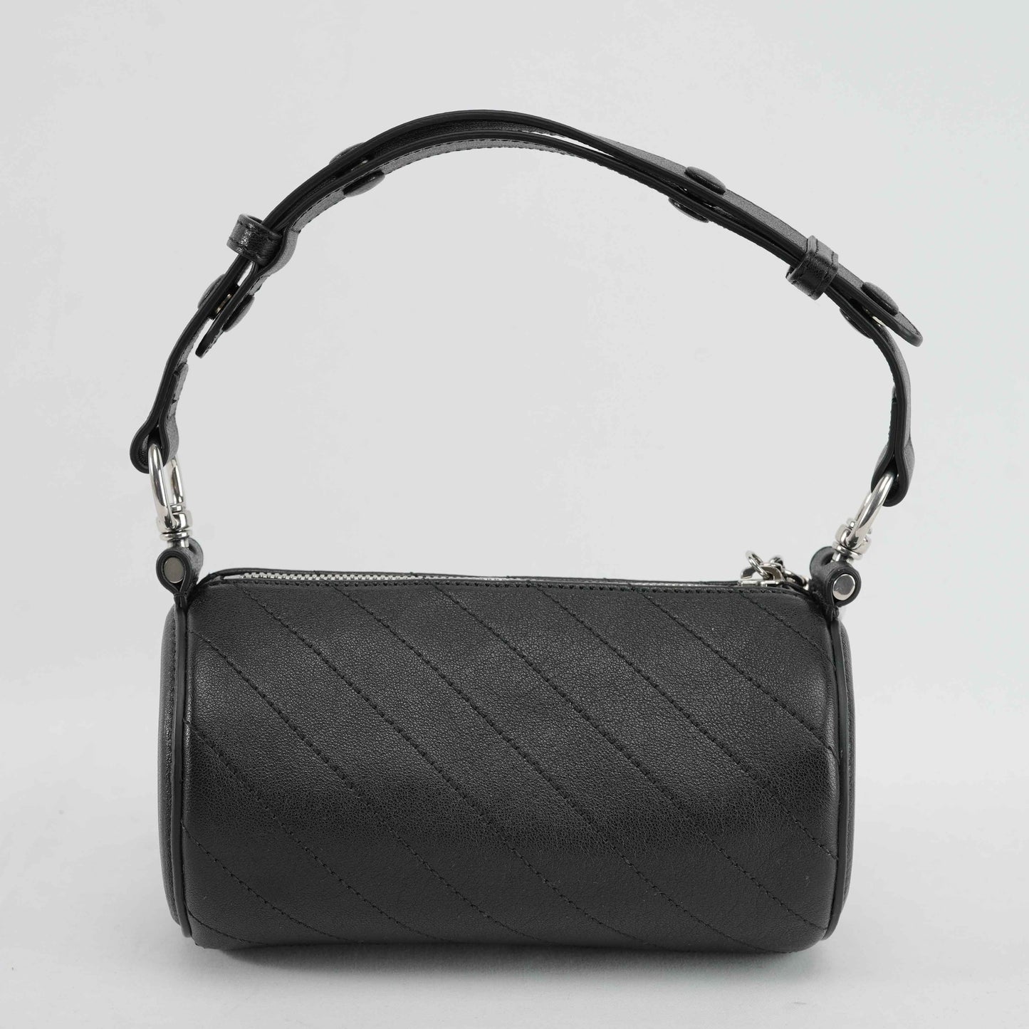 Gucci Blondie Mini Barrel Bag in Black Leather