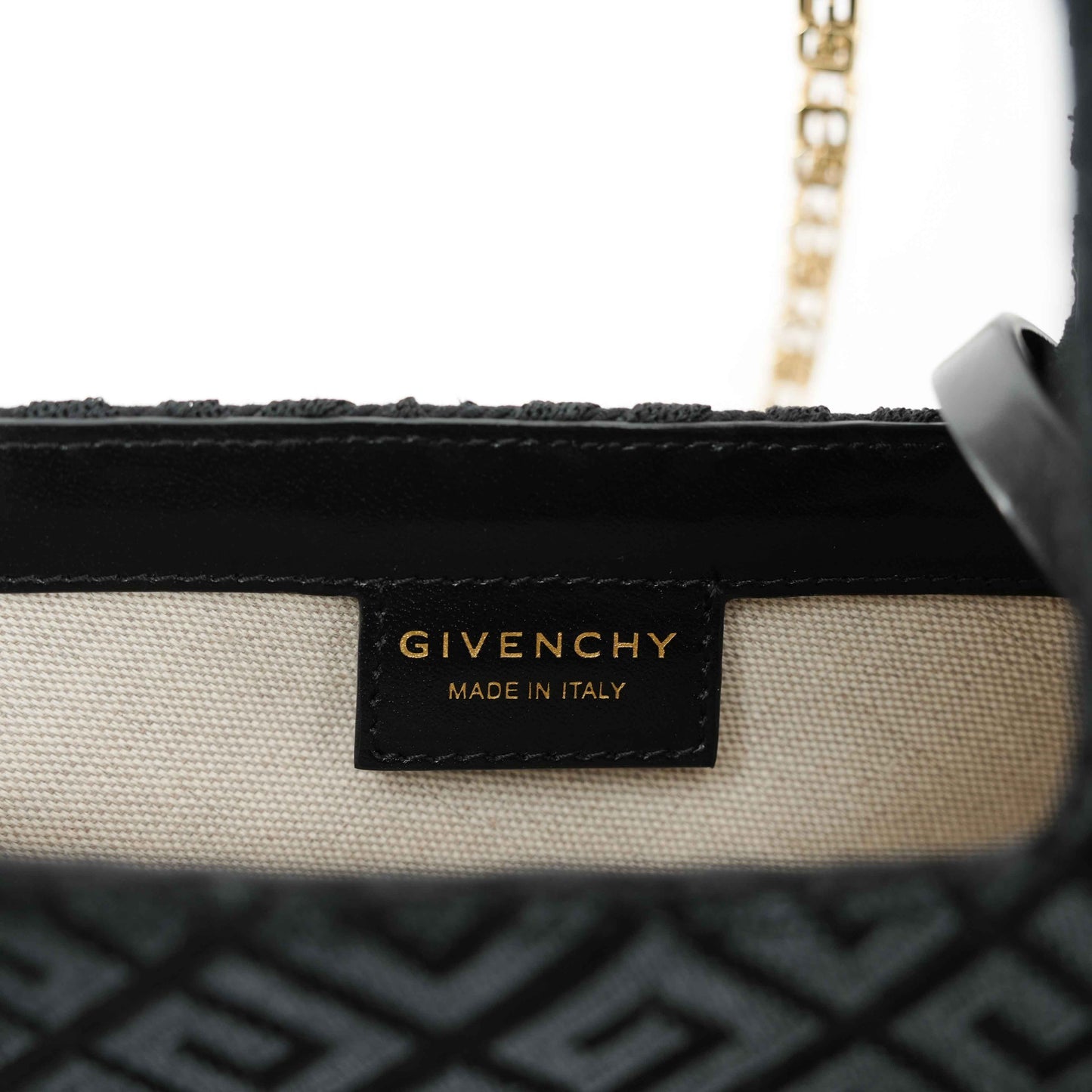 Givenchy Cut Out 4G Monogram Crossbody Bag in Black Canvas and Leather