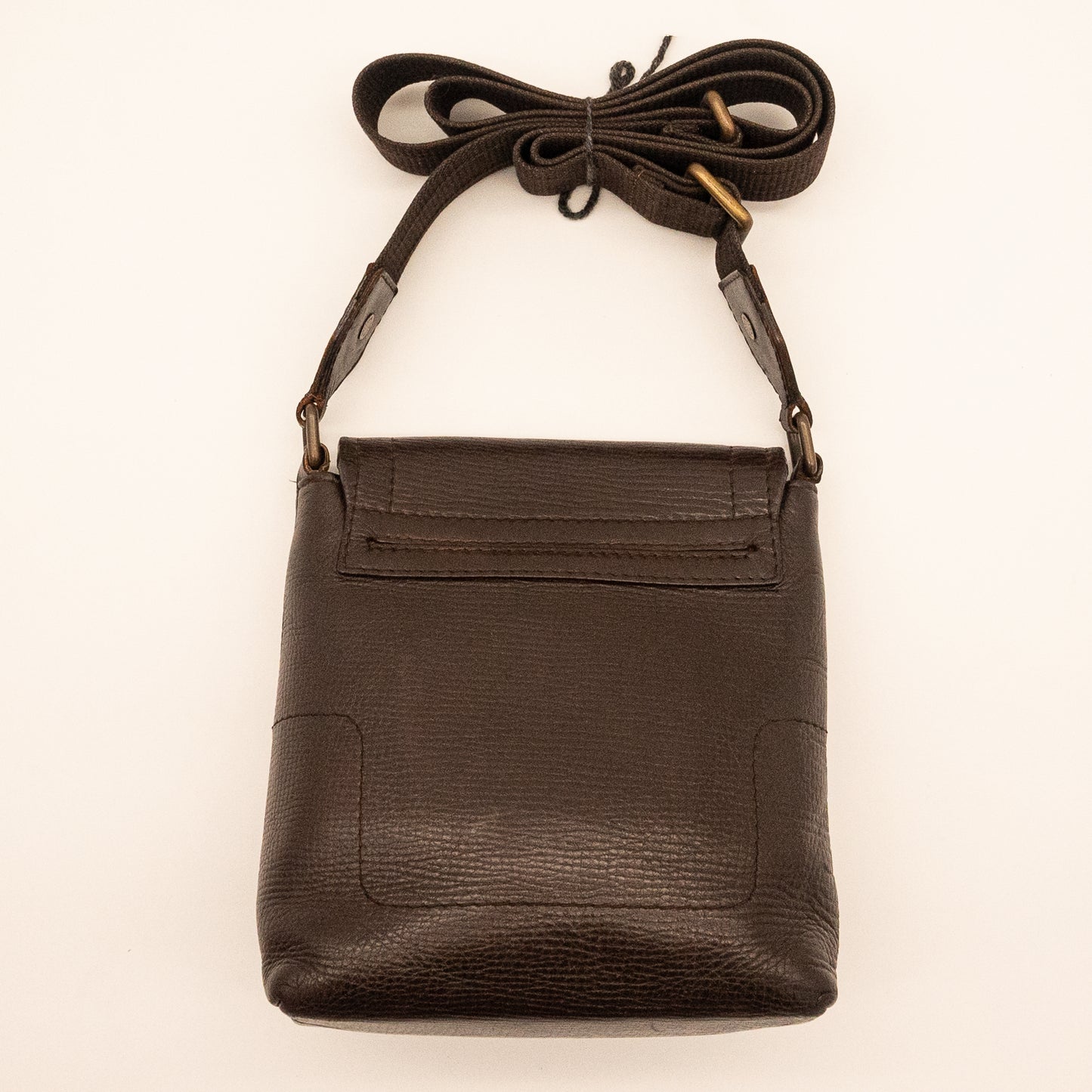 Louis Vuitton Utah Dark Brown Leather Crossbody Bag