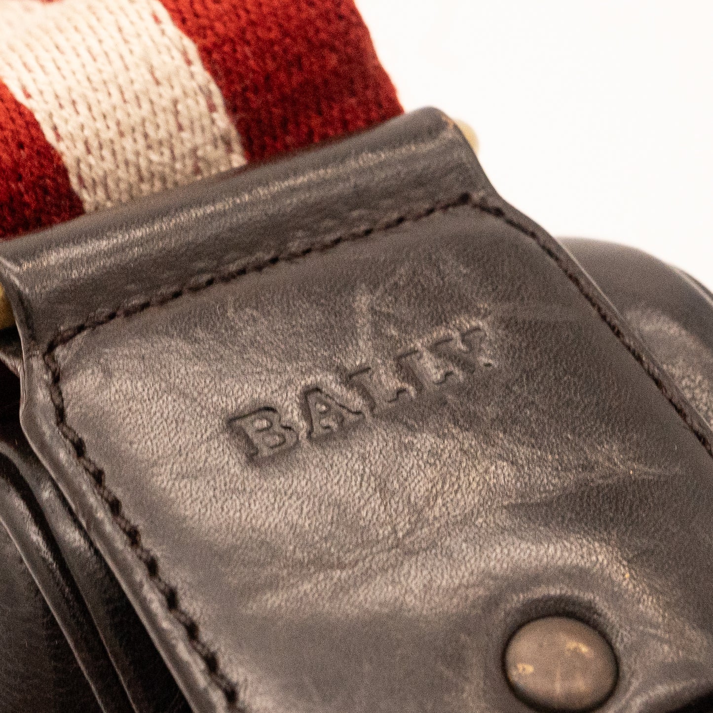 Bally Dark Brown Leather Crossbody Bag
