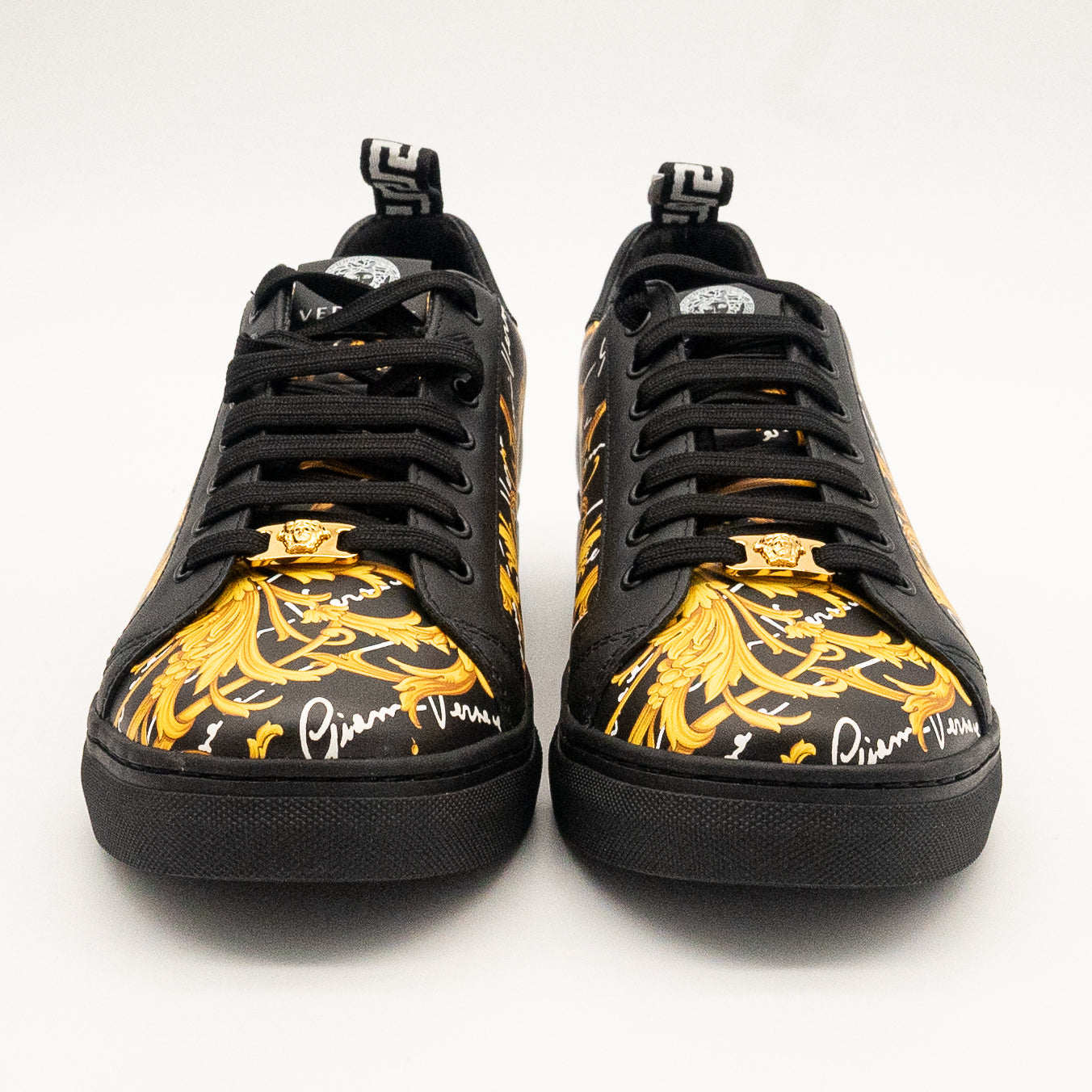 Gianni Versace Baroque Medusa Low-Top Sneakers
