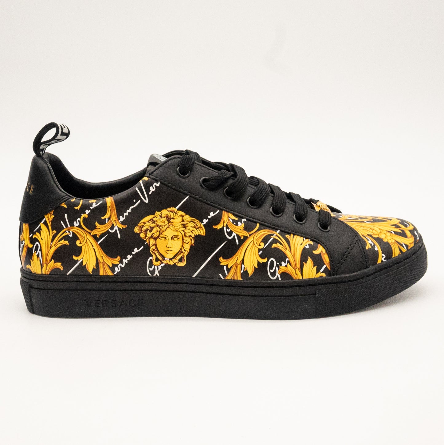 Gianni Versace Baroque Medusa Low-Top Sneakers
