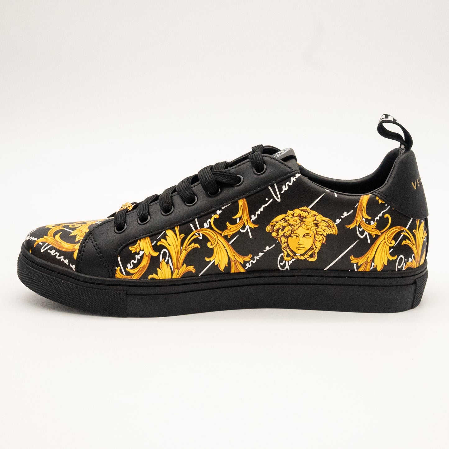 Gianni Versace Baroque Medusa Low-Top Sneakers