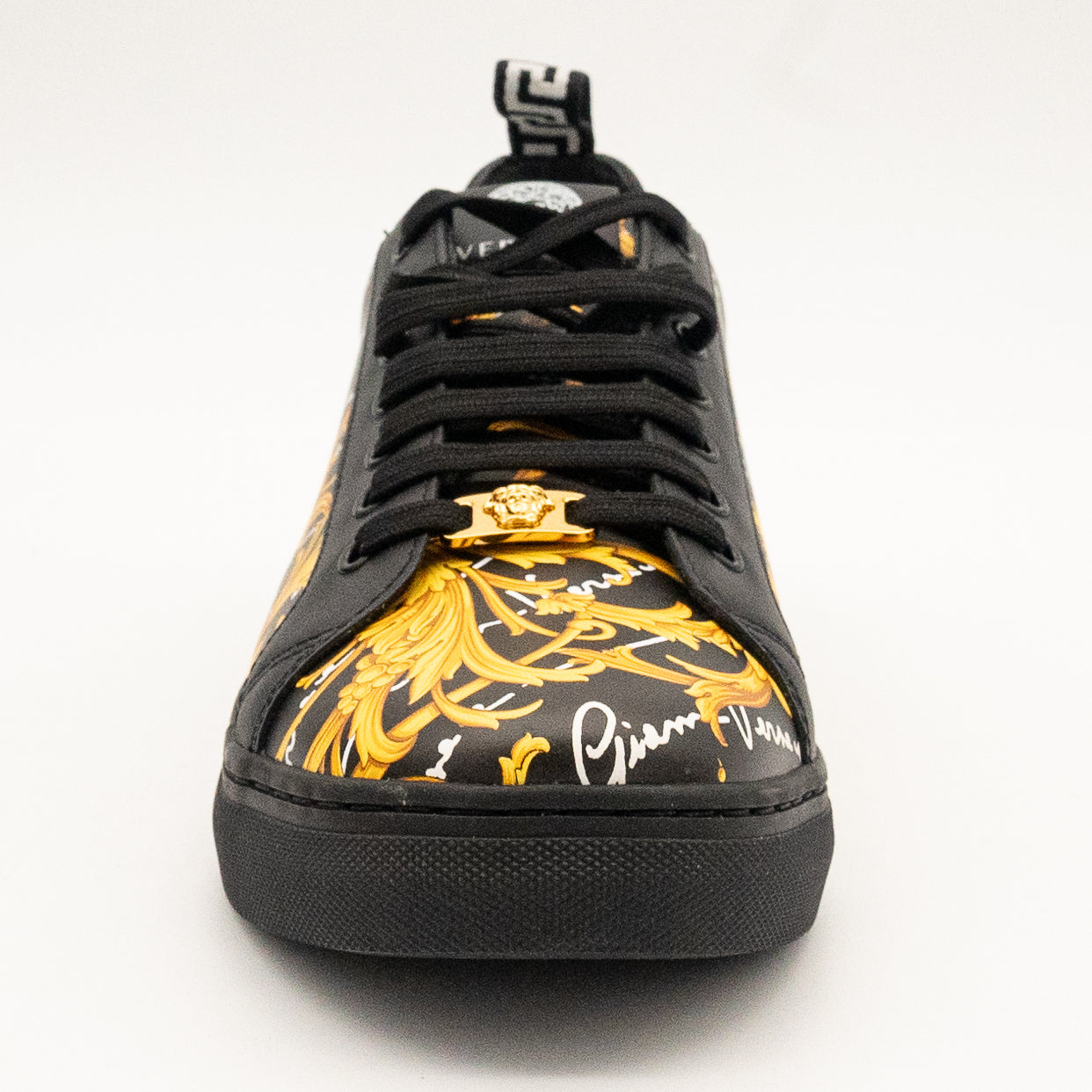 Gianni Versace Baroque Medusa Low-Top Sneakers