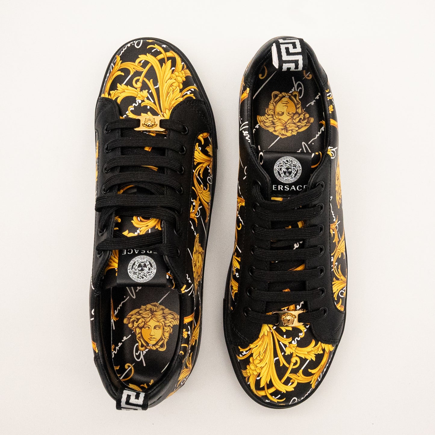 Gianni Versace Baroque Medusa Low-Top Sneakers