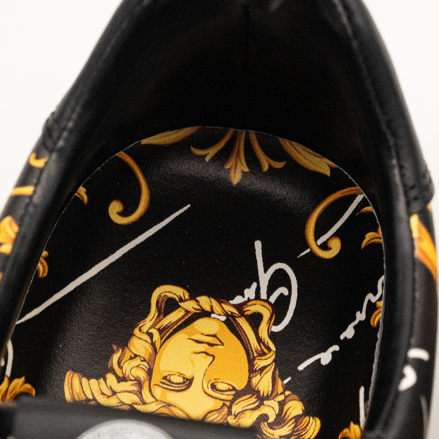Gianni Versace Baroque Medusa Low-Top Sneakers