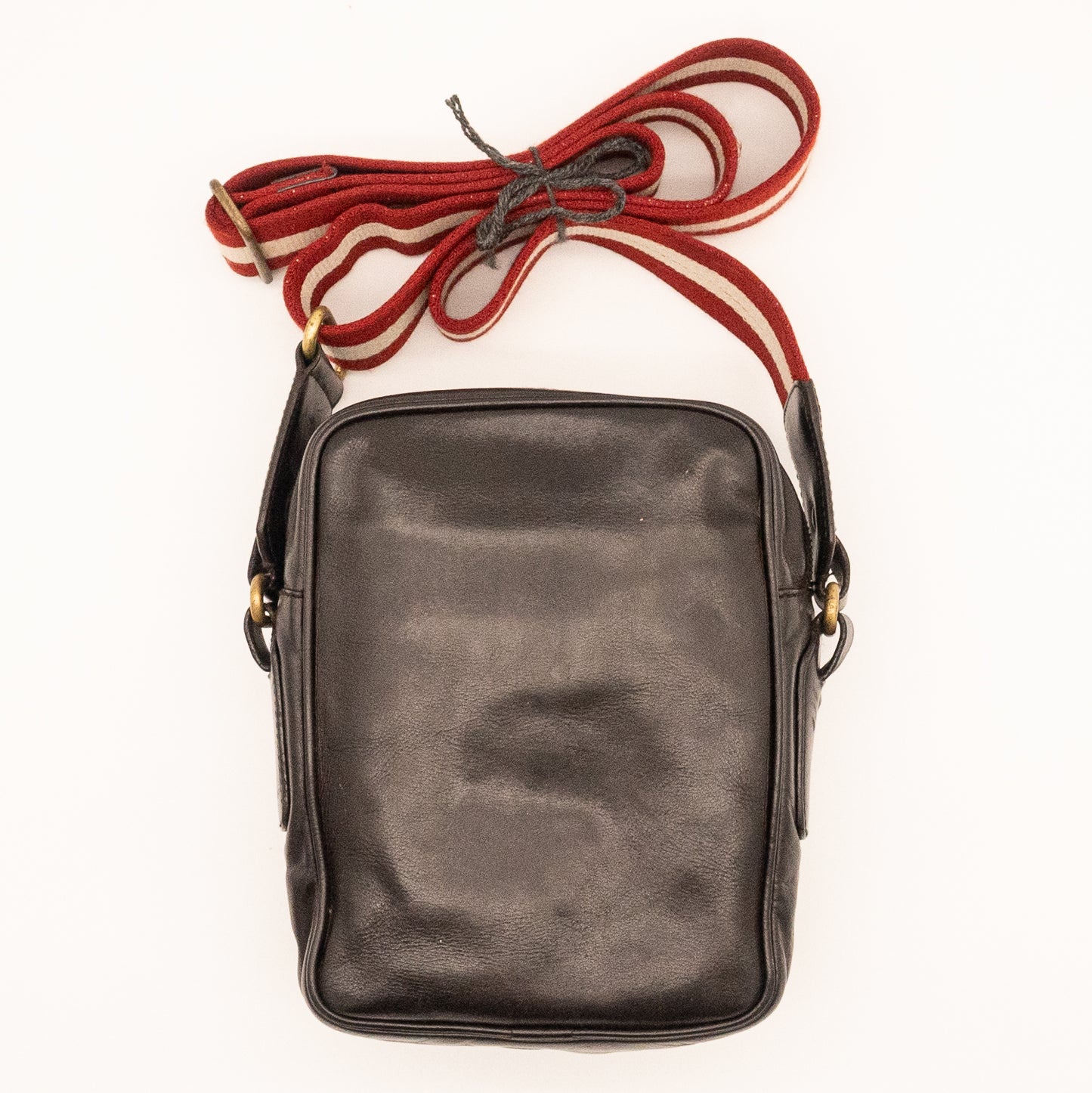 Bally Dark Brown Leather Crossbody Bag