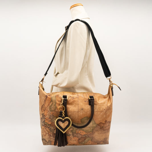 Alviero Martini 1A Classe Map Print PVC Tote Bag