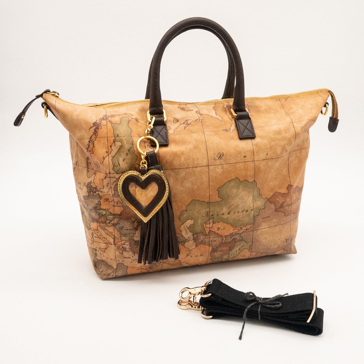 Alviero Martini 1A Classe Map Print PVC Tote Bag