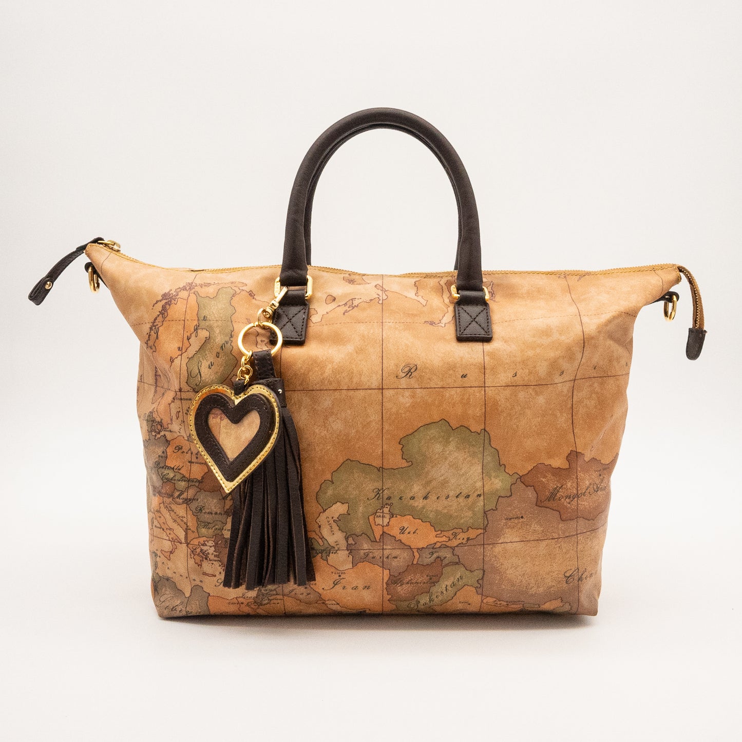 Alviero Martini 1A Classe Map Print PVC Tote Bag