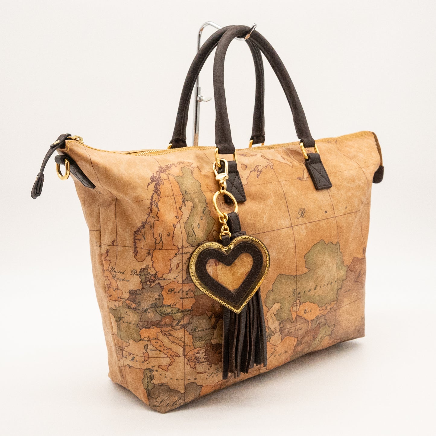 Alviero Martini 1A Classe Map Print PVC Tote Bag
