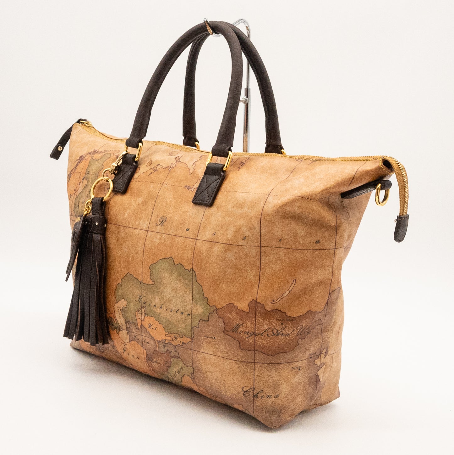 Alviero Martini 1A Classe Map Print PVC Tote Bag