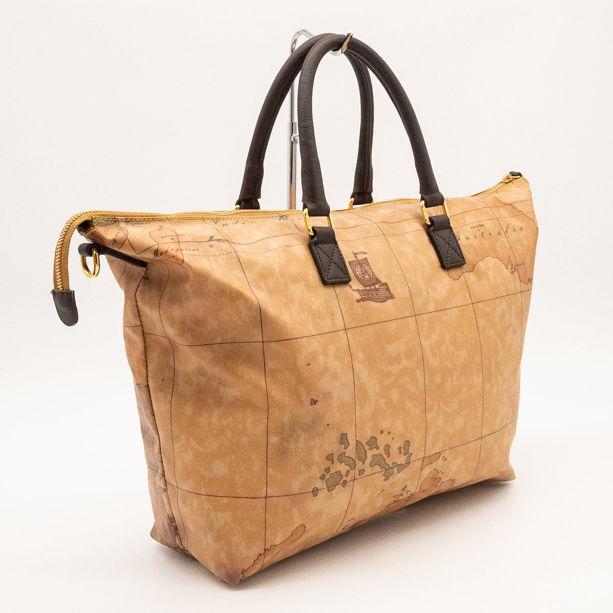 Alviero Martini 1A Classe Map Print PVC Tote Bag
