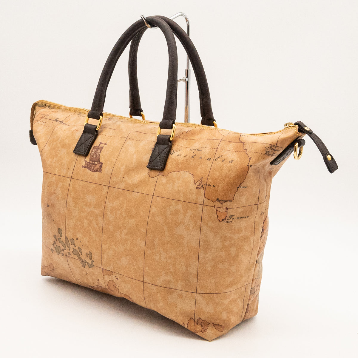 Alviero Martini 1A Classe Map Print PVC Tote Bag