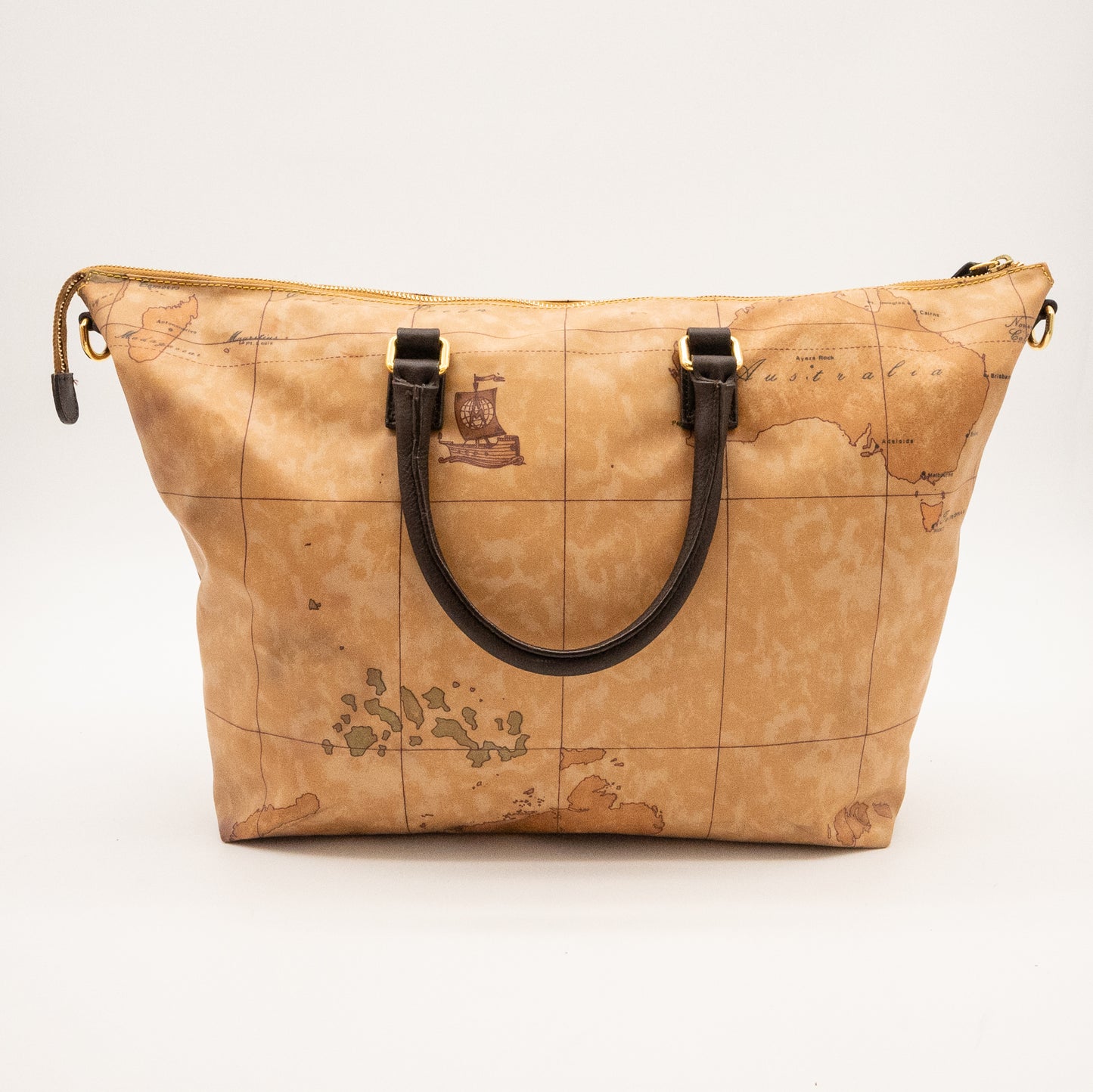 Alviero Martini 1A Classe Map Print PVC Tote Bag