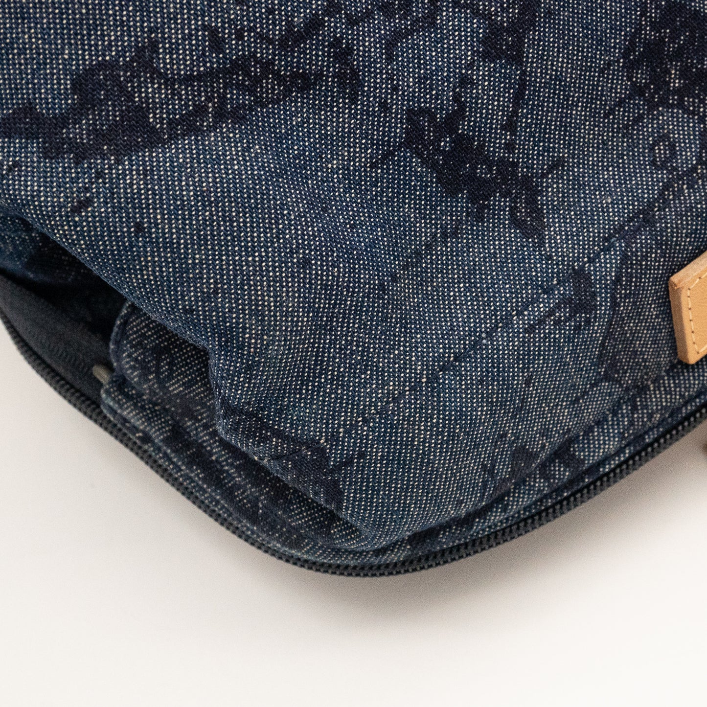 Alviero Martini 1A Classe Denim Map Print Bag Made in Italy