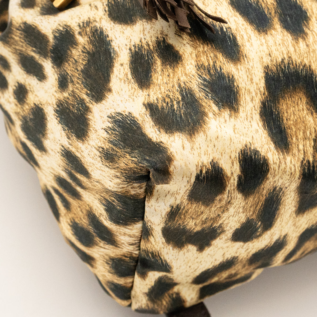 MOSCHINO Leapord Print Nylon Backpack
