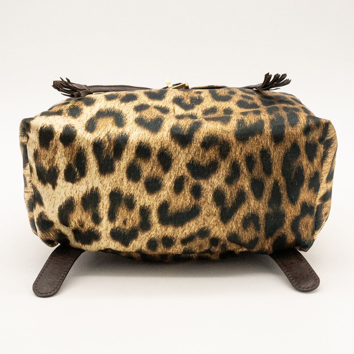 MOSCHINO Leapord Print Nylon Backpack
