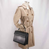 Authentic Valentino Garavani Black Leather Handbag