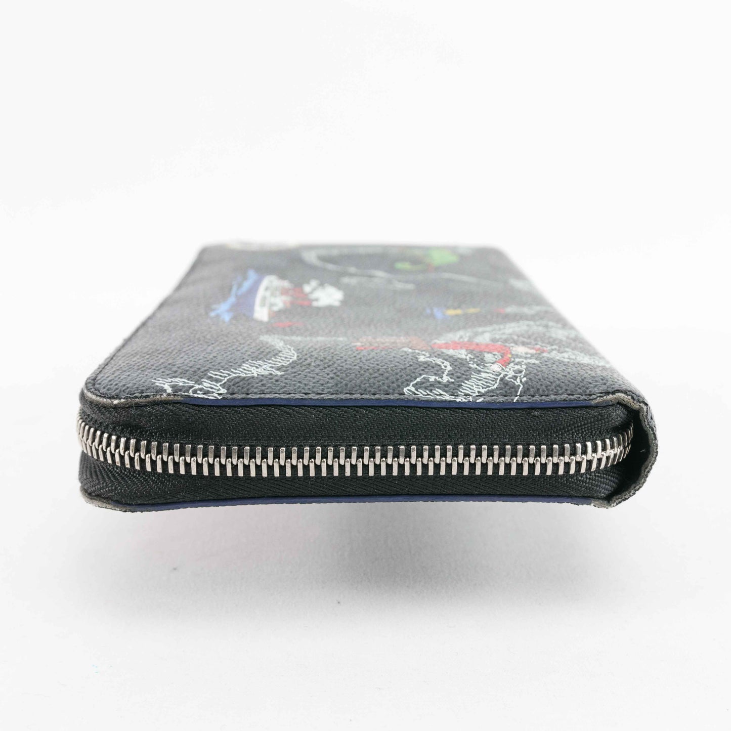 Louis Vuitton Brazza Wallet in Damier Graphite World Tour Print