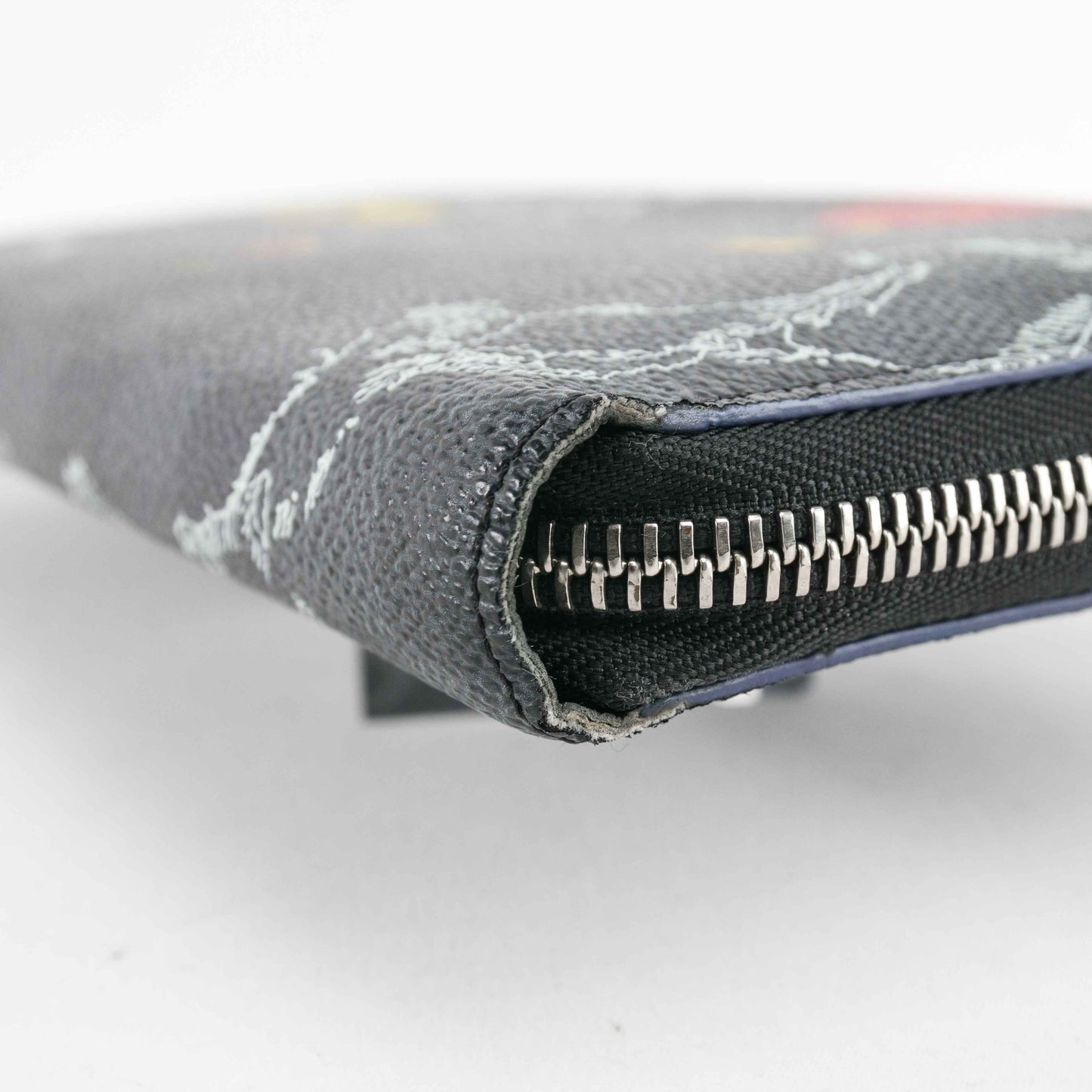 Louis Vuitton Brazza Wallet in Damier Graphite World Tour Print