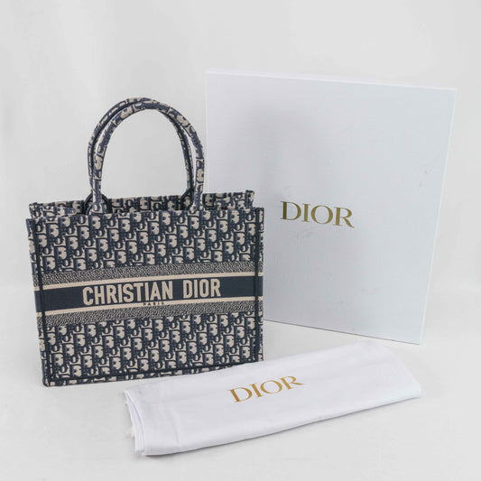 Dior Book Tote - Oblique Canvas