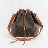 Authentic Louis Vuitton Petite Noe Bucket Bag