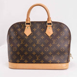 Authentic Louis Vuitton Alma monogram handbag Rank A